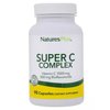 NaturesPlus Super C Complex - 1000 mg Ascorbic Acid, 90 Vegetarian Capsules - High Potency Vitamin C Supplement, Antioxidant - Gluten-Free - 45 Servings