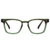 Peepers by PeeperSpecs Strut Square Blue Light Blocking Reading Glasses, Green/Tortoise, 48 + 2.5