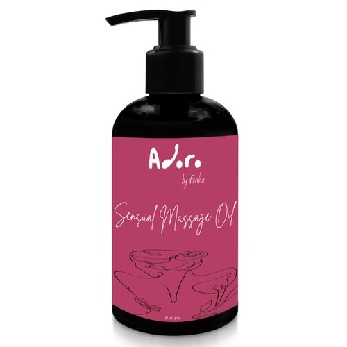 Adoro Aromatherapy Essence - Premium Natural Massage Oil -Nurturing Blend for Intimate Moments - Enhances Relaxation & Connection - Luxuriously Smooth, Lightweight Formula (8 oz)