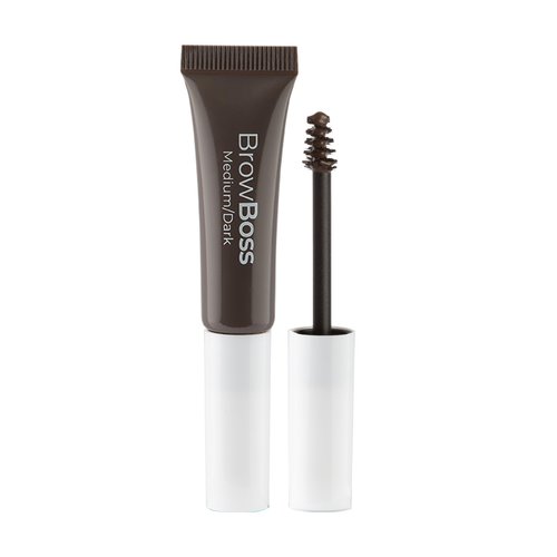 MCoBeauty Brow Boss Glue & Set, Medium/Dark, Semi-Tinted Brow Gel, Vegan, Cruelty Free Cosmetics
