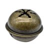 Maydahui 60PCS Bronze Jingle Bells 1.34 Inches Star with Snowflakes Design Small Elliptical Antique Brass Bell for Crafts Christmas Halloween Festival Decor