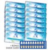 Professional Strength Teeth Whitening Strips 28 Count - 14 Day Supply + Bonus Shade Guide