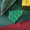 E EMZHOLE 3PCS Christmas Hair Claw Clips Christmas Tree Hair Clamps Jaw Clip for Women Girls Christmas Snowman Hair Claw Clips Santa Claus Non Slip Hair Claw Clips Hair accessories for Women