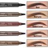 Eyebrow Pencil 4 Tip Microblading Eyebrow Pen, Waterproof Eyebrow Pencil, Smudge-Proof Brow Pencil, Long-lasting Natural Eye Brow Pencils for Women, Last All-Day (Reddish Brown)