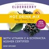 Nature's Way Sambucus Elderberry Hot Drink Mix with Vitamin C and Echinacea, Immune Support*, Honey Lemon-Berry Flavored, 10 Packets