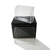 Bosssico Clear Index Card Holder Acrylic Postcard Stand Display Rack, Fit 3 x 5 Cards, 2 Pack
