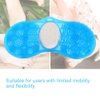 Yosoo Health Gear Shower Foot Scrubber Massager, Blue Silicone Foot Massage Cleaner Bath Shower Foot Massage Mat Pad with Pumice Scrub Stone Bathing Aid Foot Massage Exfoliating Foot Cleaner