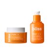 Bliss Brighten Up Radiant Skin Duo: Bright Idea Vitamin C + Tri-Peptide Brightening Serum & Moisturizer | 2-Piece Hydrating, Illuminating Skincare Set for Glowing Skin | Vegan, Cruelty-Free