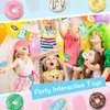 20 Pack Rainbow Donut Stress Balls 2Inch Stress Relief Donuts Foam Donut Party Favors Fun Stress Balls Donut Fidget for Shop Decorations Birthday Party Games Supplies Boys Girls Adults (Round Shape)