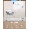 Ensenior 1 Pack 6 Inch LED Recessed Ceiling Light, Dimmable, 5000K Daylight, 1050LM 12W 120V, High Brightness Canless Wafer Downlight - ETL&FCC&IC