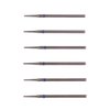 MZCMSL 6pcs Needle Shaped Cuticle Drill Bits for Manicure Under Nail, 3/32 shank Diamond Nail Bit