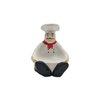 ACK Fat Bistro Chef Ceramic Hand Painted Sponge Holder for Kitchen Sink, Kitchen Décor, Scouring Pad, Scrub Holder