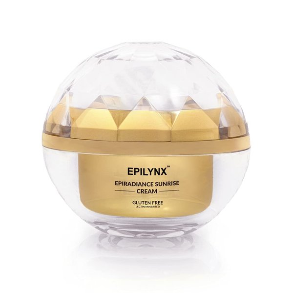 Vegan Allergen Free for Sensitive Skin EpiRadiance Sunrise Morning Face Moisturizer - Anti Aging Firming and Glowing Formula - Niacinamide and Hyaluronic Acid - EPILYNX by Dr. Liia