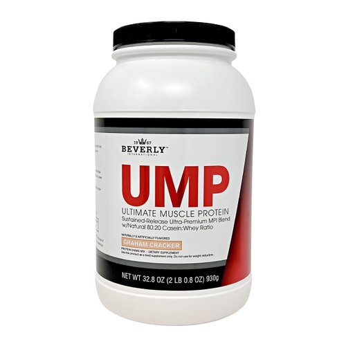 Beverly International UMP Protein Powder, Graham Cracker. Unique Whey-Casein Ratio Builds Lean Mu...