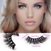 Giloner 7pairs Wispy Volume Lashes, 3d 18mm End Eye Elongated Mink Lashes，Fluffy Cross Multi Layered Dramatic Eyelashes That Look Like Extensions