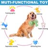 Dog Chew Suction Cup Tug of War Toy, Interactive Dog Toy, Puppy Teething Chew Toys, Dog Chew Toy, Boredom Chews Bone (Blue Upgrade)