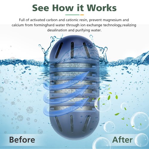 Demineralization Cartridge for HoMedics Ultrasonic Humidifiers, 12-Pack Demineralization Cartridges Filter Replacement, Filters Mineral Deposits, Prevents Hard Water Build-Up, Purifies Water