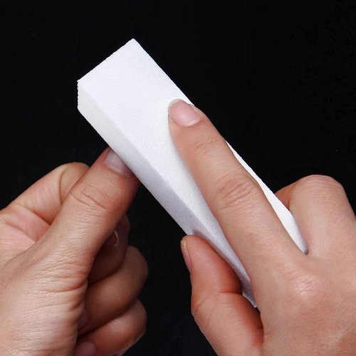 BlingKingdom 10pcs White Nail Buffer Block 4 Way Professional Nail Files and Buffer Nail Sanding Tools for Gel Natural Acrylic Nails