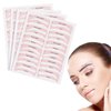 GEUUFEA 4 Sheets Eyebrow Stamp Stencils, Stickable Brow Stickers, Eyebrow Shaping Makeup Eyebrow Cards, Eyebrow template Set for Beginners and Professionals