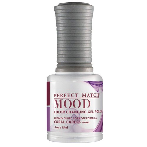 LeChat Perfect Match Mood Gel Polish, Coral Caress, 0.500 Ounce (MPMG11)