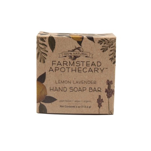 Farmstead Apothecary 100% Plant Based Hand Soap with Organic Coconut Oil &amp; Organic Vitamin E Oil ...