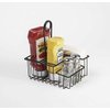 G.E.T. 4-31696 4 Compartment Condiment Caddy, Teflon Coated, 8" x 6.5", Black