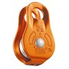 Petzl FIXE Pulley - Versatile Compact Pulley with Fixed Side Plates for Hauling and Rigging - Orange