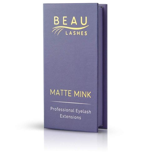 Individual Eyelash Extensions 0.2mm D Curl 9mm Tray - Semi Permanent Professional Classic Faux Matte Mink Lash Extensions - Single Individual Eyelashes Perfect For Beauty Salon Supplies