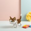 Larcele Cat Mini Building Blocks Animal Set, DIY Micro 3D Building Toy Bricks,1390 Pieces KLJM-05(Cat, Model 4945)