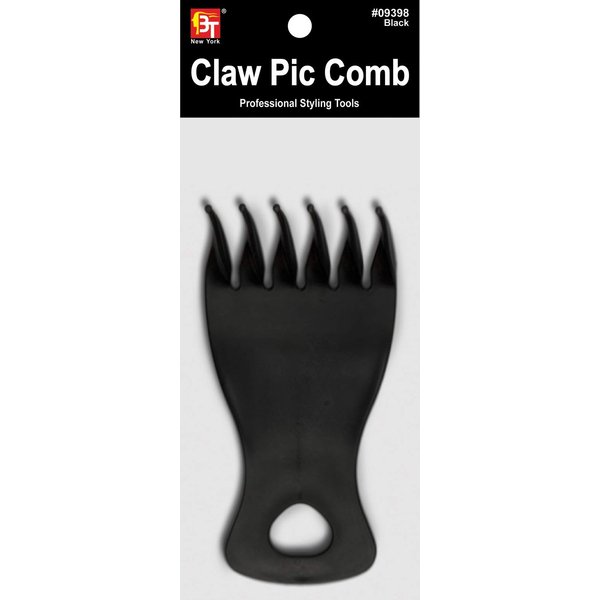 BT Plastic Comb (Black) Claw Pic Comb (Claw)