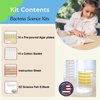 EZ BioResearch Bacteria Science Kit (IV): Top Science Fair Project Kit. Prepoured LB-Agar Plates And Cotton Swabs. Exclusive Free Science Fair Project E-Book Packed With Award Winning Experiments (IV)