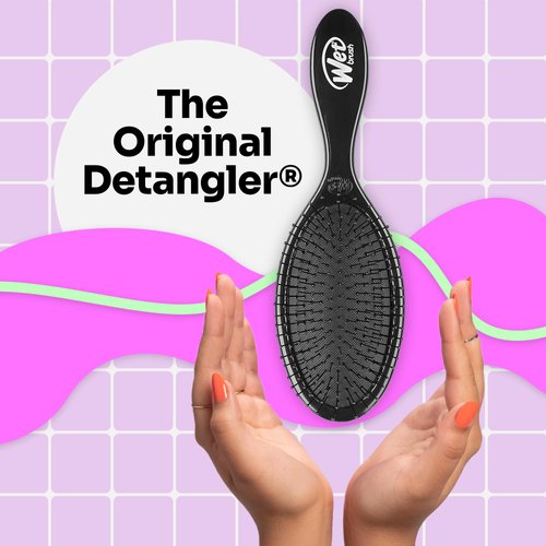 Wet Brush Original Detangler Hair Brush, Hufflepuff (Harry Potter) - Ultra-Soft IntelliFlex Bristles - Detangling Brush Glides Through Tangles For All Hair Types (Wet Dry & Damaged Hair) - Women & Men