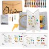TenDawn Embroidery Kit for Beginner Adults, 24 Basic Stitches, Organized Function, All in One