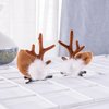 Soochat Christmas Hair Clips Reindeer Ears Hair Clips Deer Ears Hair Clips for Xmas Party Cosplay Hair Accessories