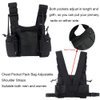 Croogo Chest Rig Walkie Talkie Vest Universal Hands Free Two Way Radio Front Pack Pouch Hiphop/Harness Bag