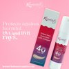 Kosmetika | Tinted Face Sunscreen with Collagen | Daily SPF 40 | 1.7oz / 50g | UVA & UVB Protection | Non-sticky & Non-greasy | All Skin Types | Water-resistant | No White Cast