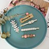 Mehayi 20 PCS Pearl Hair Clips Set Fashion Korean Acrylic Resin Hair Barrettes, Bobby Pins Hairpins for Women and Ladies Girls Headwear Styling Tools, Hair Accessories for Decorative Party Wedding