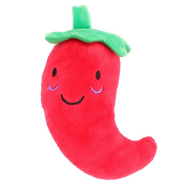 TEHAUX Dog Toys, Plush Toy Carrot Squeaky Carrot Dog Toy Pepper Dog Toy Stuffed Interactive Pet Toy Dog Toys Squeaky Puppy Toy Plush Sound Toy Dog Squeaky Toys Cat Toys Chili Bulk for Pet