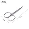 NMKL38 Inox Curved Blade Cuticle Tower Point Scissors Cuticle Nipper Pliers Dead Skin Remover Beauty Grooming Kit for Nail Eyebrow Eyelash