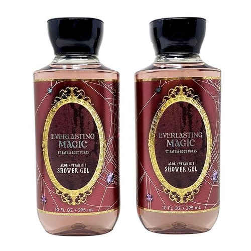 Everlasting Magic Aloe + Vitamin E Shower Gel by Bath n Body Works, Full Size, 10 fl oz/295 mL each, Pack of 2