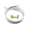 Meter Star 1/4" Aluminum Tubing Kit with Compression Olive Fittings M10x1 Female and Male Length 39.5 Inch for Gas Water Heater,Furnace Heater and Valve Pilot Burner Tube Pipe Assembly Parts