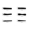 yueton Pack of 12 Black Matte Barrettes Bobby Pin Alligator Clip Hair Clips Bride Head-wear Edge Clip Clamps for Ladies Girls Hair Bows
