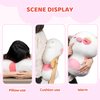 Mewaii Squishy Cloud-Like Softness, Trending Kawaii Strawberry Cow Mushroom Plush Pillow, A Must-Have Collectible for Young Adults, Perfect for Kids, Toddlers Girls, Stuffed Animal (14")