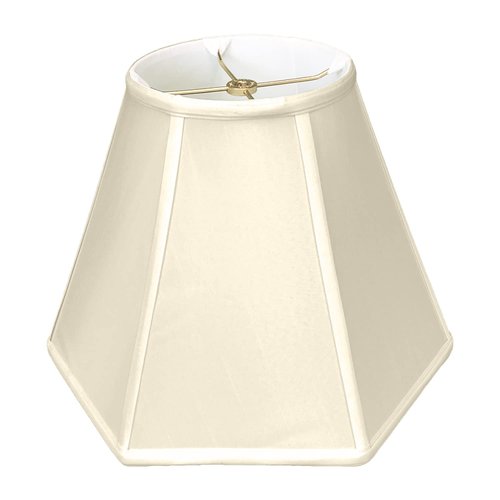Royal Designs Hexagon Basic Lamp Shade, Beige, 9" x 18" x 13, BS-733-18BG