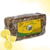 Aroma Depot Lemon Raw African Black Soap 8 oz. 100% Natural soap for Acne, Eczema, Psoriasis, Scar Removal Face And Body Wash. Handmade