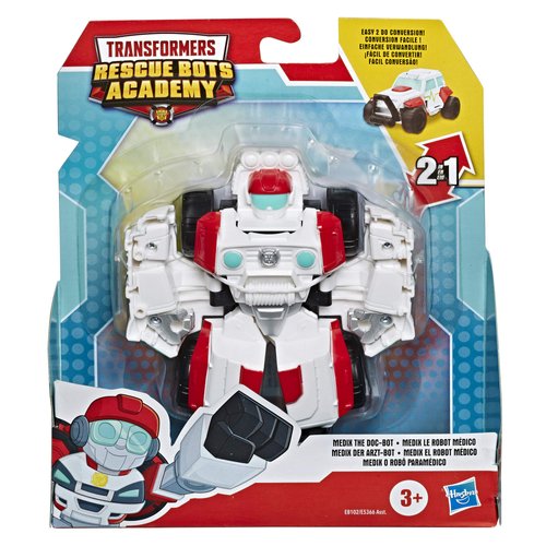 Transformers Playskool Heroes Rescue Bots Academy Medix The Doc-Bot Converting Toy, 4.5" Action Figure, Toys for Kids Ages 3 & Up