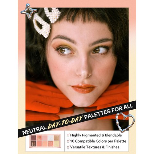 Peach C Seasonal Blending Eyeshadow Palette | Eye-Catching Eye Palette Makeup Hues for Everyday Use| Multi-Functional Eye Shadow Palette Makeup Shades| Lasting Makeup Eyeshadow SUNLIT CITRUS 3.03 oz