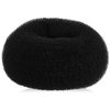 Diane Jumbo Hair Donut, Black, 5.5"
