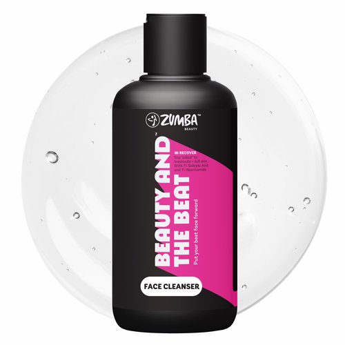 ZUMBA Face Cleanser - 8.5 Fl Oz - Gentle Face Cleanser for All Skin Types - Face Wash For Oily Skin & Hydrating Water Based Cleanser - Fomulated with 1% Salicylic Acid & 1% Niacinamide Cleanser
