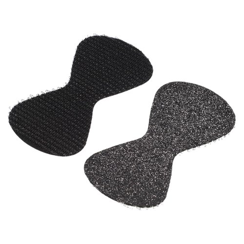 VOCOSTE 2 Pcs Hair Pads, Bow Tie Shape Hair Pad Bangs Patch for Women, Hair Magic Tapes Hair Grippers Hair Styling Accessories, Black